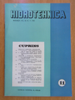 Revista Hidrotehnica, volumul 30, nr. 11, 1985