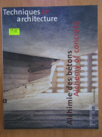 Revista Techniques et Architecture, nr. 462, octombrie-noiembrie 2002