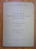 Fauna Republicii Populare Romane (volumul 7, fascicula 1)