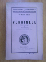Marcus Tullius Cicero - Verrinele (volumul 1)