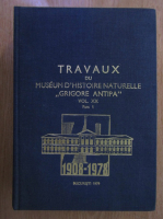 Travaux du Museum Nationa d'Histoire Naturelle Grigore Antipa (volumul 20, partea I)