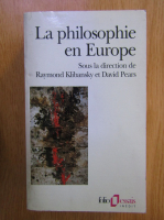 Raymond Klibansky - La philosophie en Europe