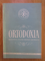 Revista Ortodoxia, anul XLIII, nr. 4, octombrie-decembrie 1991