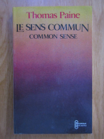 Thomas Paine - Le sens commun common sense