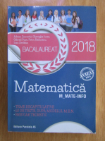 Adrian Zanoschi - Bacalaureat matematica mate-info 2018