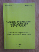 Andrei Gherghi - Fragmente din istoria modernizarii valorificarii produselor horticole in Romania