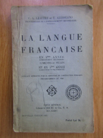Eugene Leautey - La langue francaise