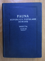 Fauna Republicii Populare Romane, volumul 11, fascicula 7. Insecta. Familia Nymphalidae