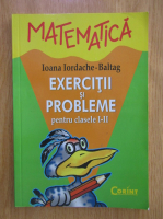 Ioana Iordache Baltag - Matematica. Exercitii si probleme pentru clasele I-II