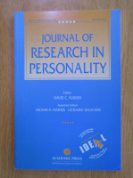 Journal of Research in Personality, volumul 36, nr. 3, iunie 2002