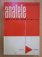 Analele institutului de studii istorice si social-politice, anul XIV, nr. 2-3, 1968