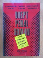 Anticariat: Constantin Bulai - Drept penal roman