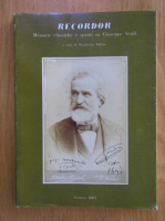 Margherita Rubino - Recordor. Memorie classiche e spunti su Giuseppe Verdi