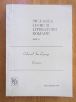 Predarea limbii si literaturii romane (volumul 9)