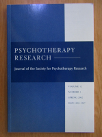 Psychotherapy Research, volumul 12, nr. 1, primavara 2002