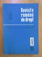 Revista romana de drept, anul XXIX, nr. 1, 1973