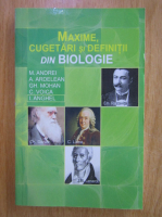 Andrei Marin - Maxime, cugetari si definitii din biologie