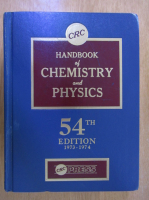 Handbook of Chemistry and Physics. 54th edition