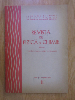 Revista de fizica si chimie, anul X, nr. 1, noiembrie 1973