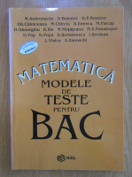Marian Andronache - Matematica. Modele de teste pentru bac