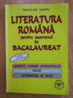 Nicolae Chiru - Literatura romana pentru examenul de bacalaureat