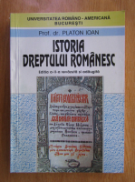 Platon Ioan - Istoria dreptului romanesc