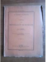 A. D. Xenopol - Lupta intre Draculesti si Danesti (1907)