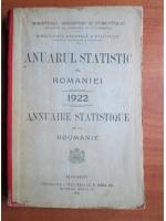 Anuarul statistic al Romaniei (1922)
