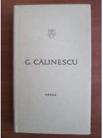 George Calinescu - Opere (volumul 16)