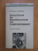 Konrad Lorenz - Evolution et modification du comportement