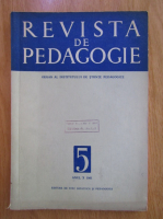 Revista de pedagogie, anul X, nr. 5, 1961
