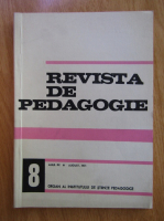 Revista de pedagogie, anul XX, nr. 8, august 1971
