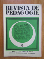 Revista de pedagogie, anul XXVI, nr. 3, martie 1978