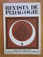 Revista de pedagogie, anul XXVI, nr. 8, august 1977
