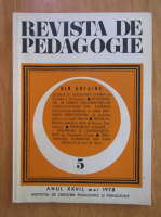 Revista de pedagogie, anul XXVII, nr. 5, mai 1978