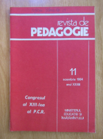 Anticariat: Revista de pedagogie, anul XXXIII, nr. 11, noiembrie 1984