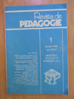 Revista de pedagogie, anul XXXV, nr. 1, ianuarie 1986
