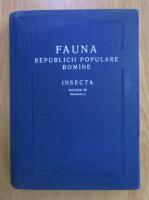 Fauna Republicii Populare Romane, volumul 7, fascicula 4. Insecta. Orthoptera