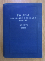 Fauna Republicii Populare Romane, volumul 7, fascicula 5. Insecta. Orthoptera