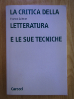 Franco Suitner - La critica della letteratura e le sue tecniche