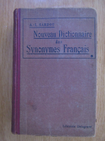 L. Sardou - Nouveau Dictionnaire des Synonymes Francais