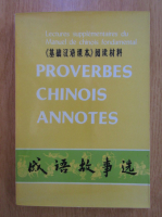 Proverbes chinois annotes