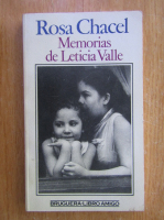 Rosa Chacel - Memorias de Leticia Valle 