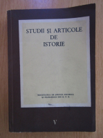 Anticariat: Studii si articole de istorie (volumul 5)