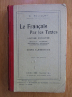 V. Bouillot - Le francais par les textes