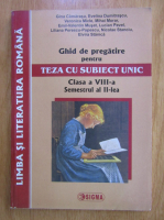 Anticariat: Gina Camarasu - Ghid de pregatire pentru teza cu subiect unic la Limba si Literatura Romana. Clasa a VIII-a, semestrul al II-lea