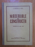 N. A. Gherlivanov - Materiale de constructii
