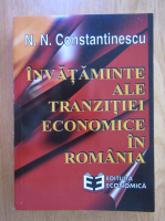 N. N. Constantinescu - Invataminte ale tranzitiei economice in Romania