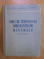 A. P. Egorov - Curs de tehnologia substantelor minerale