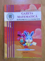 Gazeta Matematica, supliment cu exercitii, aprilie 2013